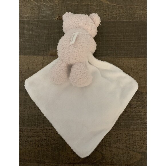 GELATO PIQUE Bear Lovey Beige Cream Hugging Security Plush Blanket Small - Picture 9 of 12
